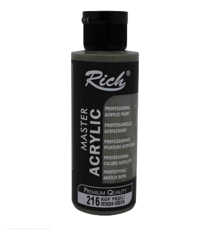 RİCH AKRİLİK BOYA 120 CC KÜF YEŞİLİ