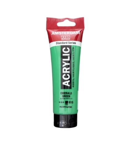 AMSTERDAM  AKRİLİK BOYA 120 ML EMERALD GREEN KOD: 615