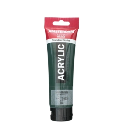 AMSTERDAM 96232 AKRİLİK BOYA 120 ML SAP GREEN KOD: 623