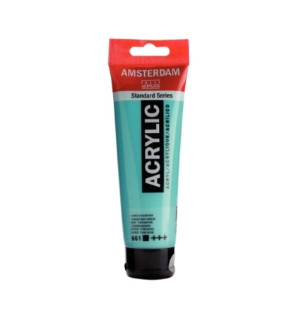 AMSTERDAM  AKRİLİK BOYA 120 ML TURQUOISE GREEN KOD: 661