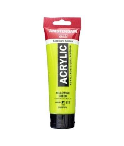 AMSTERDAM ACRYLİC TUBE 120 ML YELLOWİSH GREEN 617