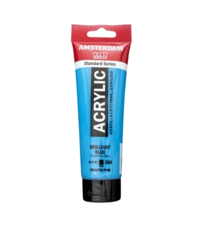 AMSTERDAM ACRYLİC TUBE 120 ML BRİLLİANT BLUE 564