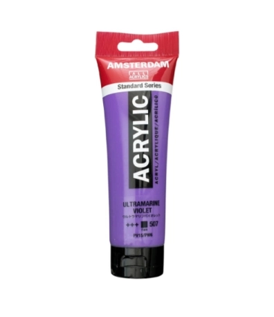 AMSTERDAM ACRYLİC TUBE 120 ML ULTRAMARİNE VİOLET 507