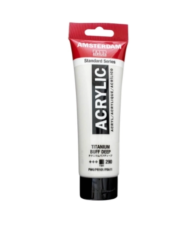 AMSTERDAM ACRYLİC TUBE 120 ML TİTANİUM BUFF DEEP 290