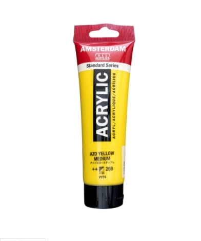 AMSTERDAM ACRYLİC TUBE 120 ML AZO YELLOW MEDİUM 269