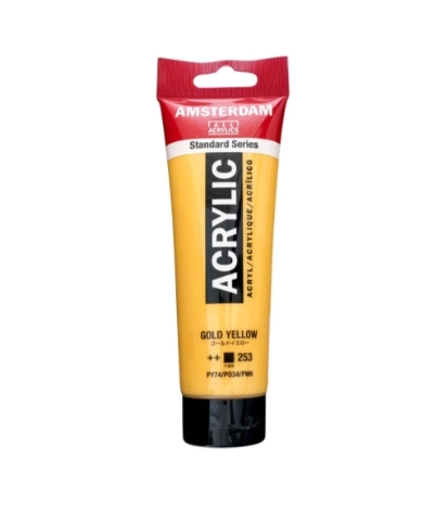 AMSTERDAM ACRYLİC TUBE 120 ML GOLD YELLOW 253