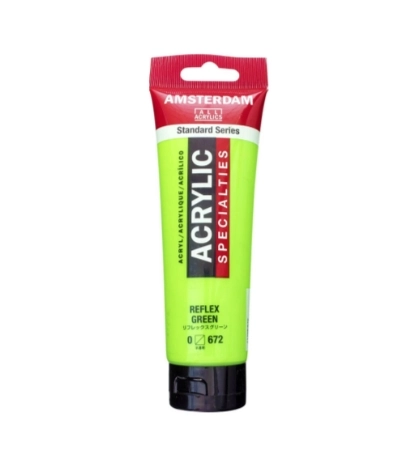 AMSTERDAM ACRYLİC TUBE 120 ML REFLEX GREEN 672