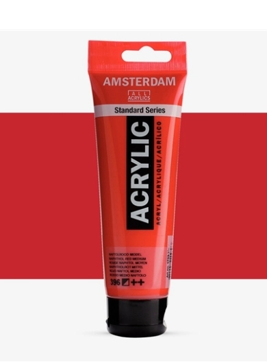 AMSTERDAM ACRYLİC TUBE 120 ML NAPHTHOL RED MEDİUM 396