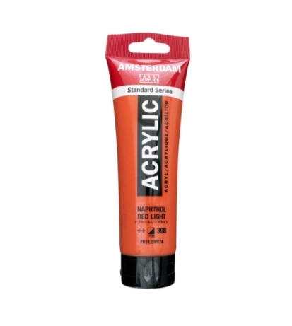 AMSTERDAM ACRYLİC TUBE 120 ML NAPHTHOL RED LİGHT 398