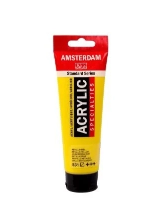 AMSTERDAM ACRYLİC TUBE 120 ML METALLİC YELLOW 831