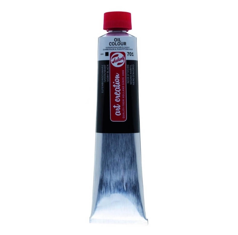 TALENS ART CREATİON OİL COLOUR TUBE 40 ML IVORY BLACK 701