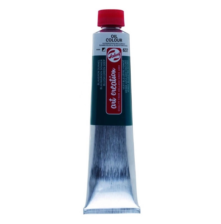TALENS ART CREATİON OİL COLOUR TUBE 40 ML BLUİSH GREEN DEEP 637