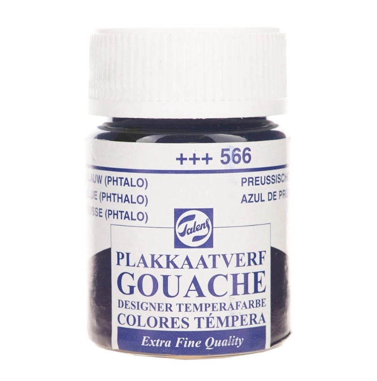 TALENS GOUACHE EXTRA FİNE QUALİTY BOTTLE 16 ML PRUSSİAN BLUE (PHTHALO) 566