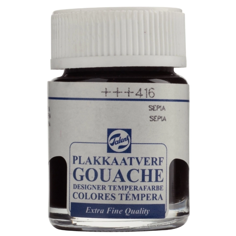 TALENS GOUACHE EXTRA FİNE QUALİTY BOTTLE 16 ML SEPİA 416