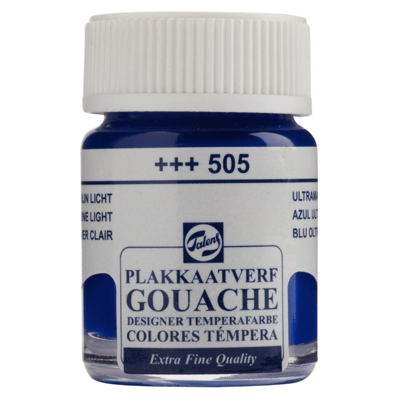 TALENS GOUACHE EXTRA FİNE QUALİTY BOTTLE 16 ML ULTRAMARİNE LİGHT 505