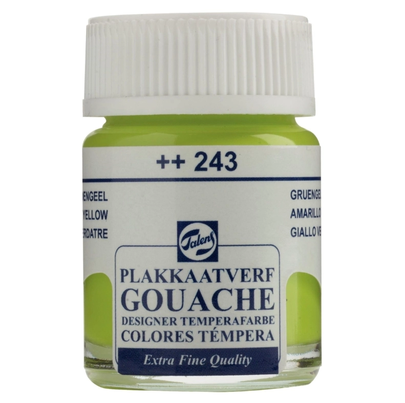 TALENS GOUACHE EXTRA FİNE QUALİTY BOTTLE 16 ML GREENİSH YELLOW 243