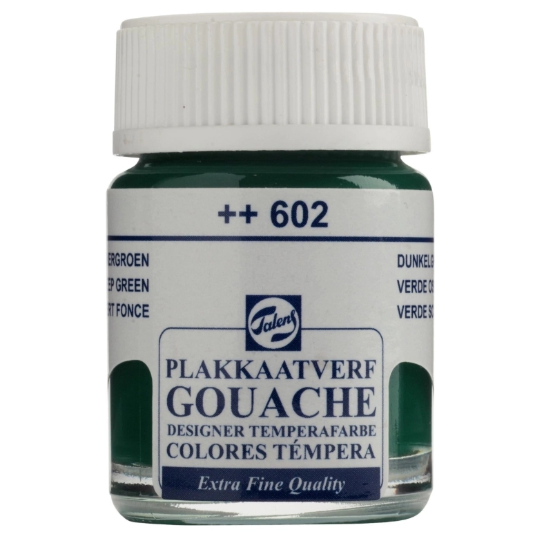 TALENS GOUACHE EXTRA FİNE QUALİTY BOTTLE 16 ML DEEP GREEN 602