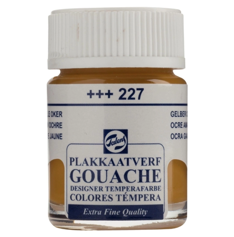 TALENS GOUACHE EXTRA FİNE QUALİTY BOTTLE 16 ML YELLOW OCHRE 227