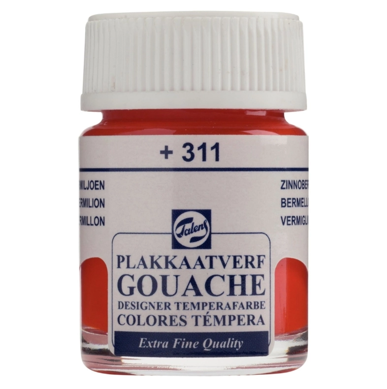 TALENS GOUACHE EXTRA FİNE QUALİTY BOTTLE 16 ML VERMİLİON 311