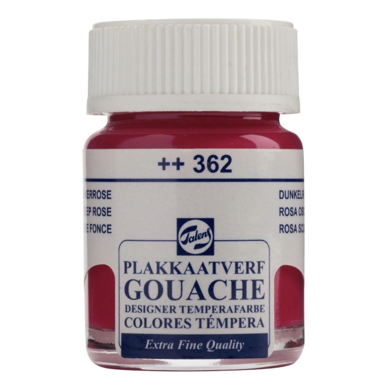 TALENS GOUACHE EXTRA FİNE QUALİTY BOTTLE 16 ML DEEP ROSE 362