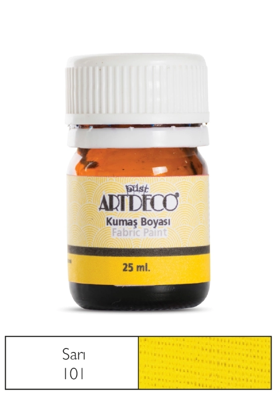 ARTDECO KUMAŞ BOYASI 25ML SARI