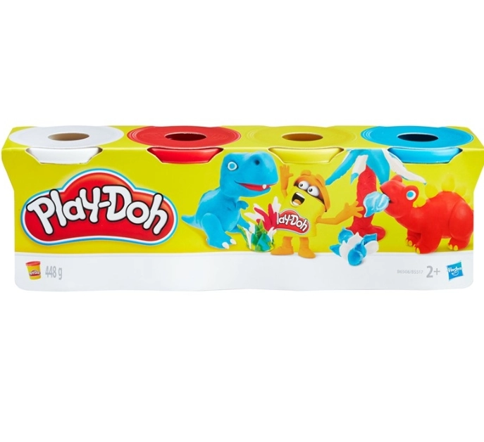 PLAYDOH OYUN HAMURU 4 LÜ 448GR