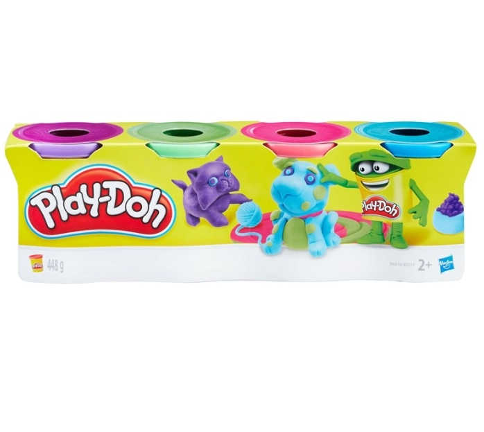 PLAYDOH OYUN HAMURU 4 LÜ 448GR
