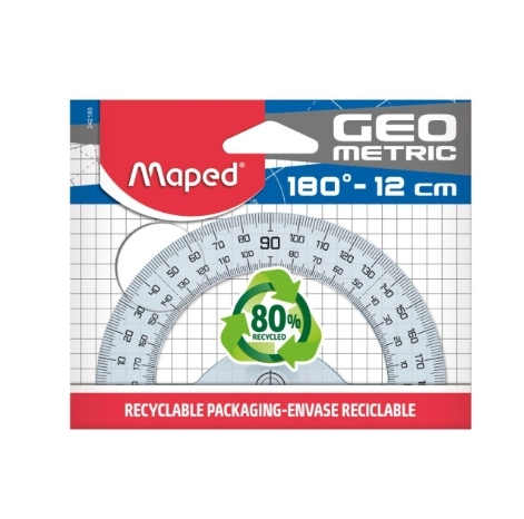 MAPED KRİSTAL AÇI ÖLÇER 180 DERECE 12CM