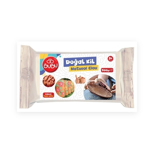 BU-BU DOĞAL KİL KAHVERENGİ 500 GR.