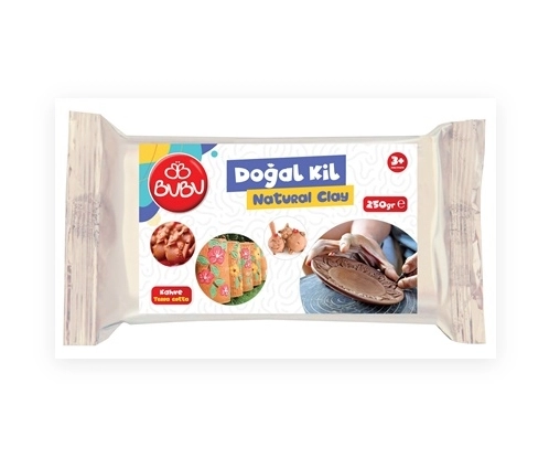 BU-BU DOĞAL KİL KAHVERENGİ 250GR