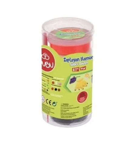 BU-BU ZIPLAYAN HAMUR 6 LI PVC