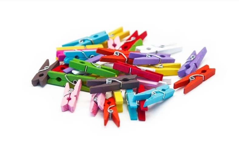 BU-BU MANDAL 3CM 40LI RENKLİ