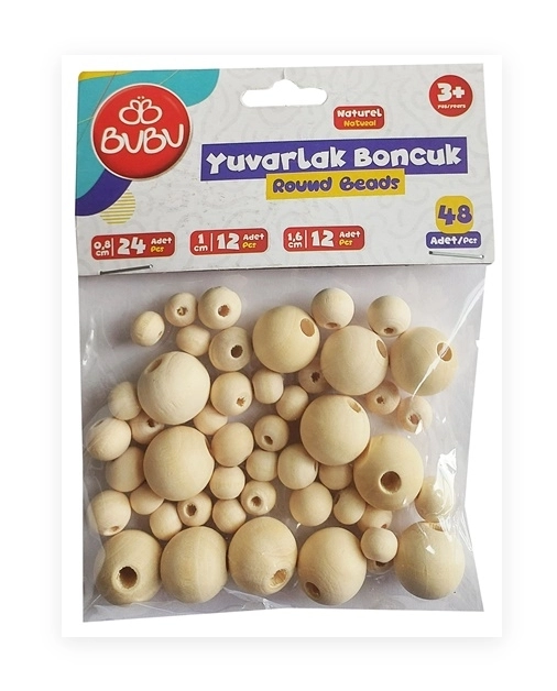 BU-BU YUVARLAK NATURAL BONCUK KARIŞIK