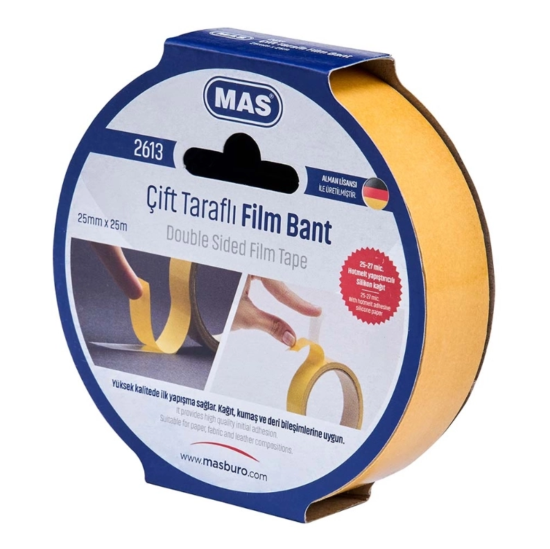 MAS ÇİFT TARAFLI BANT 25MM 25M