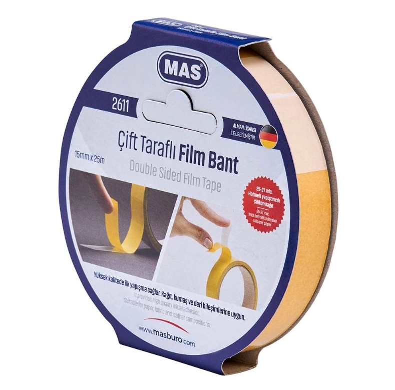 MAS ÇİFT TARAFLI BANT 15MM X 25