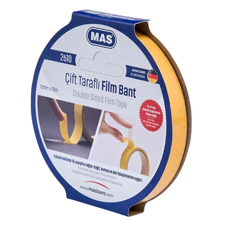 MAS ÇİFT TARAFLI BANT 12MM X 25M