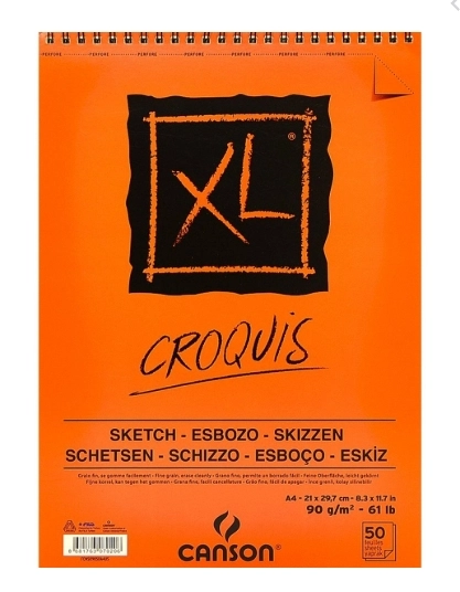 CANSON CROQUIS XL ALBÜM A4 90GR ÜSTEN SPR.50YP