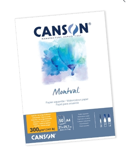 CANSON MONTVAL SULUBOYA BLOĞU 12S 18X25 300G