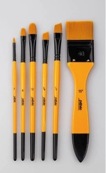 PEBEO SET-8 6Lİ FIRÇA SETİ DÜZ KESİK KEDİ DİLİ ZEMİN