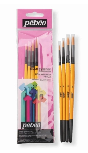 PEBEO SET-2 4LÜ SULUBOYA FIRÇA SETİ NO 2 4 6 8