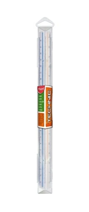 MAPED 240013 ÖLÇEKLİ CETVEL TRİPLE DESİMETRE