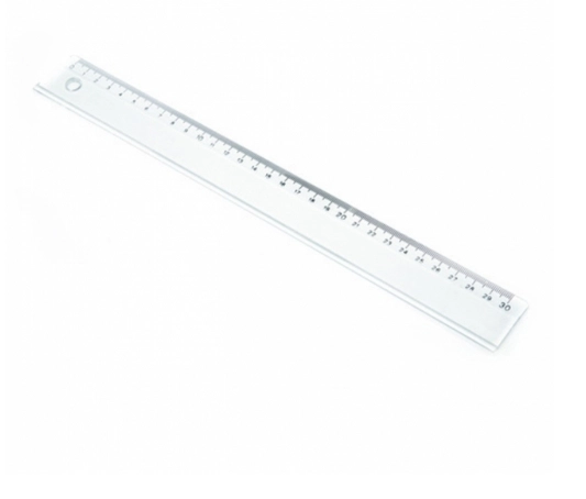 MAS PLASTİK CETVEL ŞEFFAF 30 CM