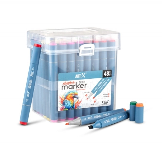 ART-X SKETCH MARKER DUO 48’Lİ SET
