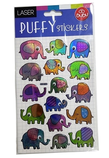 BUBU PUFFY STICKERS - 6201