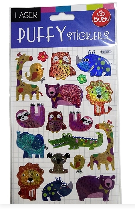 BUBU PUFFY STICKERS - 6207