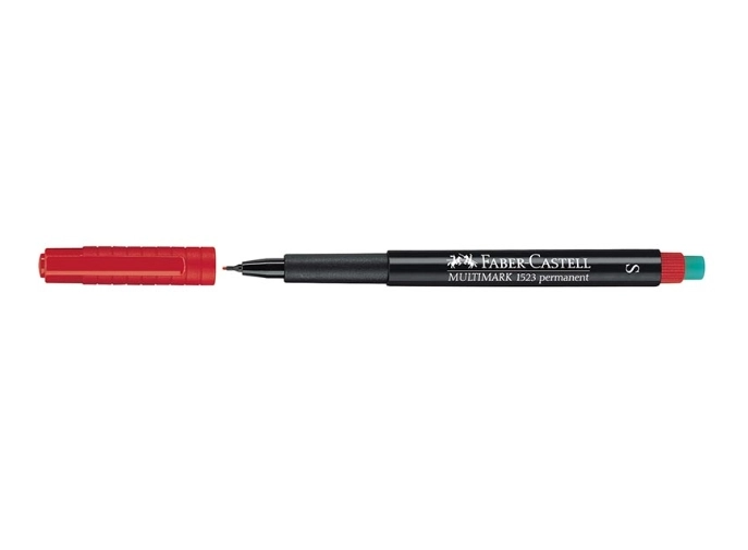 FABER CASTELL PERMANENT S KIRMIZI ASETAT