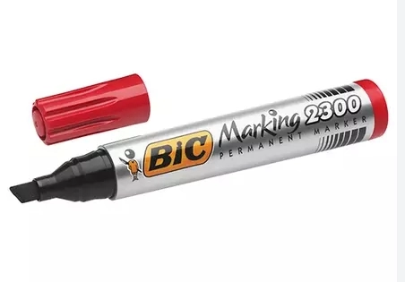 BIC MARKER 2300 KESİK UÇ KIRMIZI