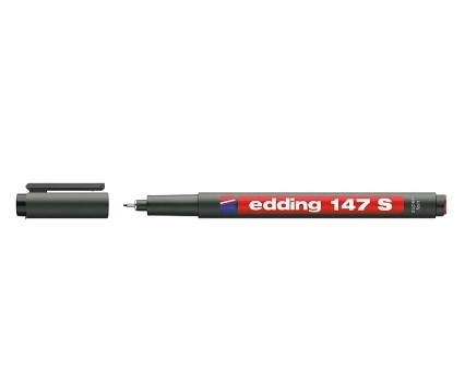 EDDING ASETAT KALEMİ-SILGILI KIRMIZI (E-147)