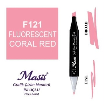MASİS FLORESAN KIRMIZI NO:21