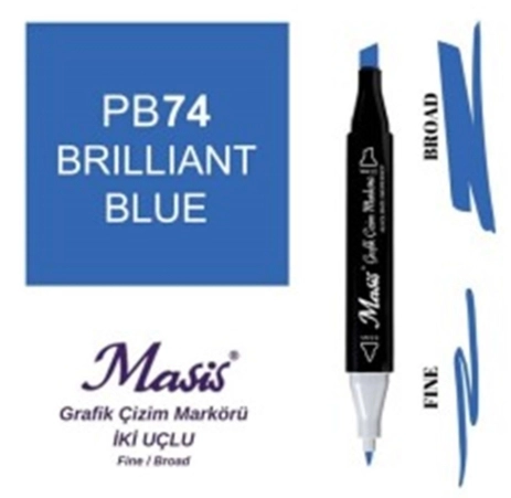 MASİS PARLAK MAVİ NO:74